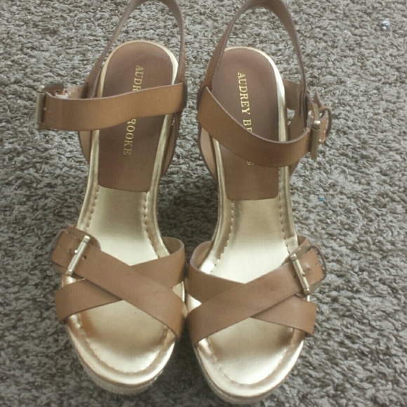 Strappy Wicker Wedges