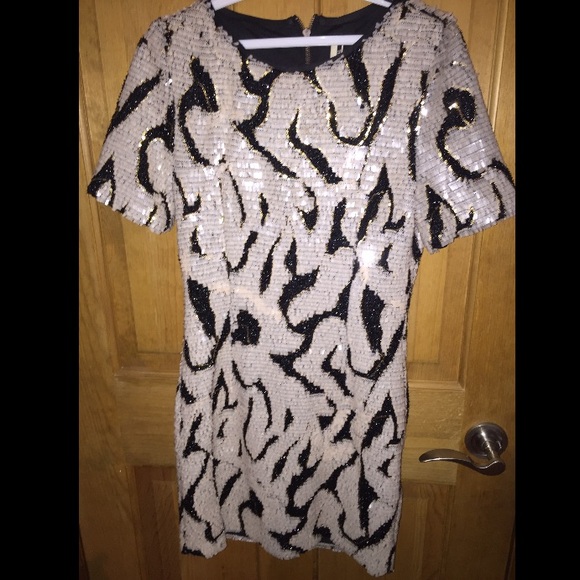 Topshop embellished dress
