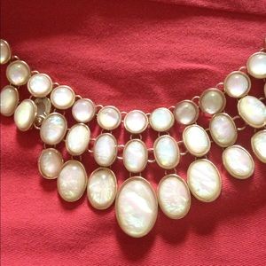 Opal dangle necklace