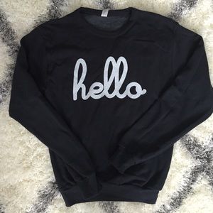 NWT Hello sweatshirt
