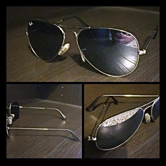 Ray Ban Glasses size 58 medium wear. Good shape.