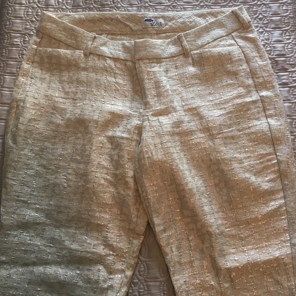 Old Navy Diva Skinny Metallic Ankle Pants- size 8