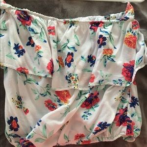 PacSun strapless crop top