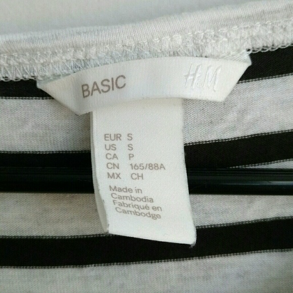 SOLD // H&M Striped Long Sleeved Shirt - Picture 2 of 2