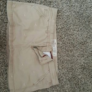 Hollister tan skirt