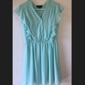 BCX light real button up dress