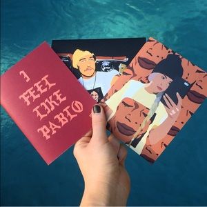 Kylie Jenner Handmade Greeting Card