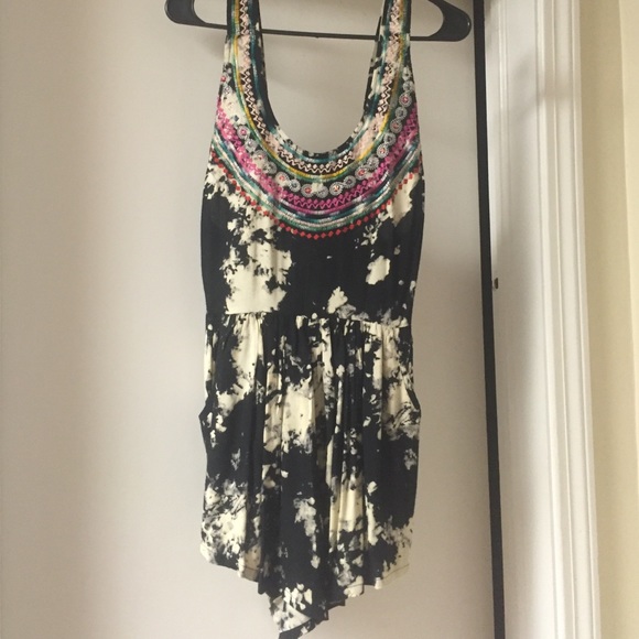 Tie dye billabong romper