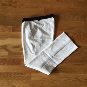 Zara Creme Trouser Ankle Pant
