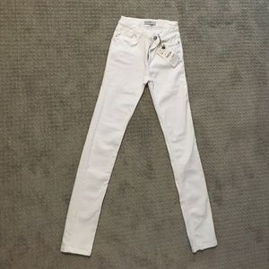Zara white denim