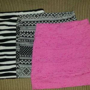 Lot 3 skirts