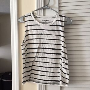 White striped boy tank.