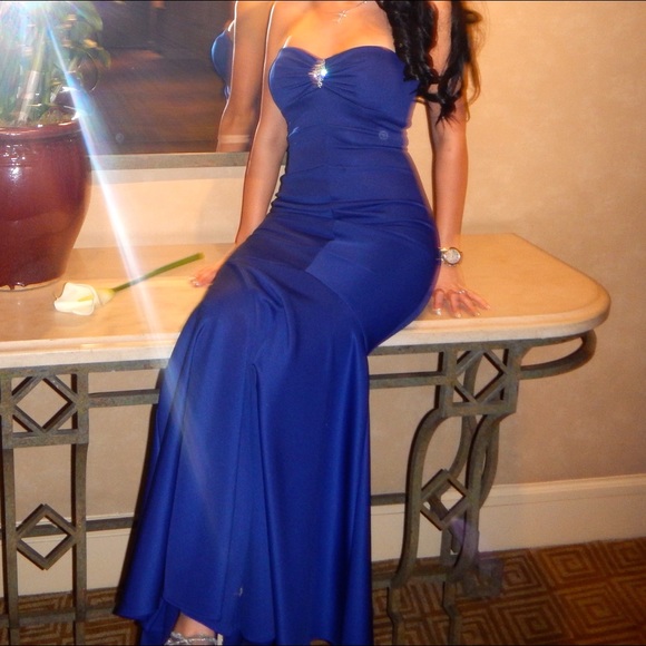 Blue dress