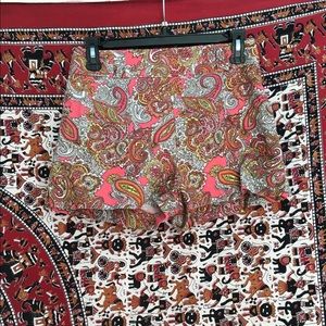 Paisley shorts
