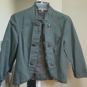 Stoosh Green Military Jacket
