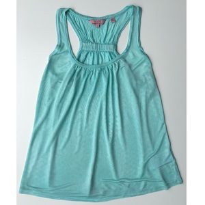 Ted Baker teal Racerback Silk Top