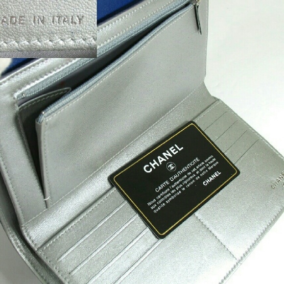 Chanel Cobalt Blue Leather Wallet - Picture 3 of 4