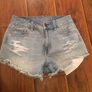 High wasted Jean shorts