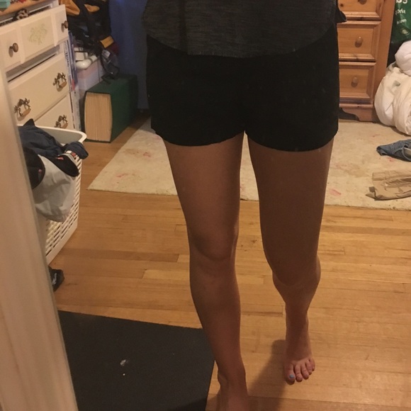 Black jcrew chino shorts