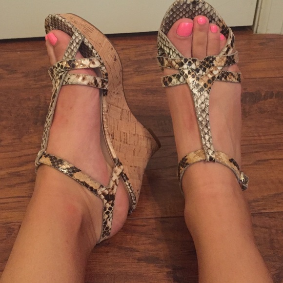 Franco Sarto wedges NWOT