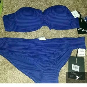 Blue skye bikini size L