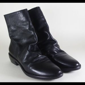 Matisse Westside Black Leather Ankle Boots Booties