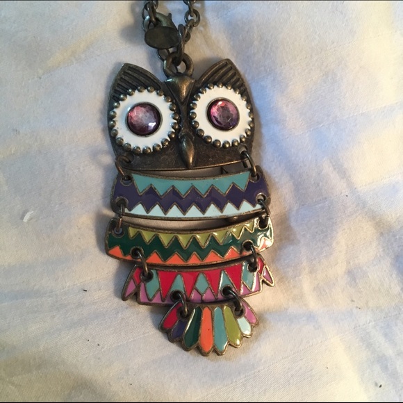 Long owl necklace from American eagle