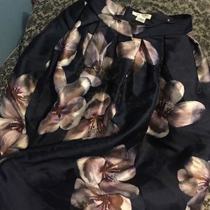 Agaci knee length floral skirt