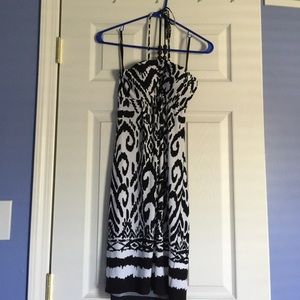Black and white dress