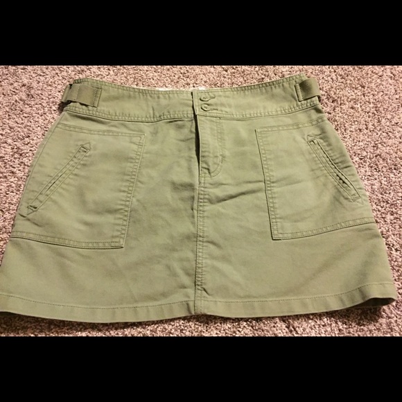 Green Jean skirt - old navy