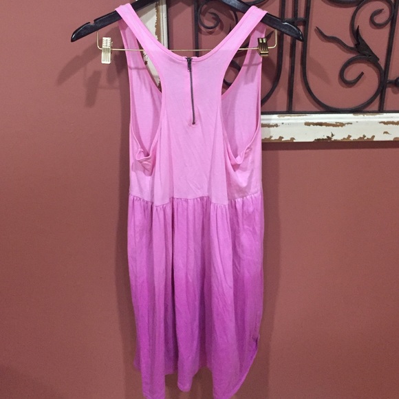 Divided Pink Ombré High-Low Dress - Picture 2 of 2