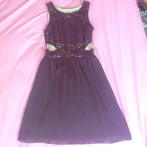 Black laced dress (short)