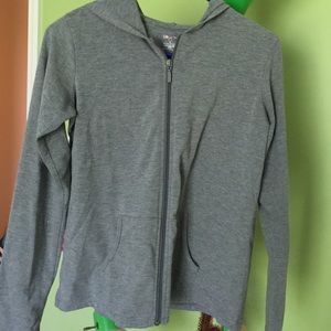 Gray sweatshirt