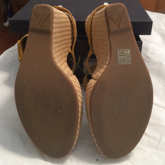 Prada Wedge Sandals-Authentic - Picture 3 of 4