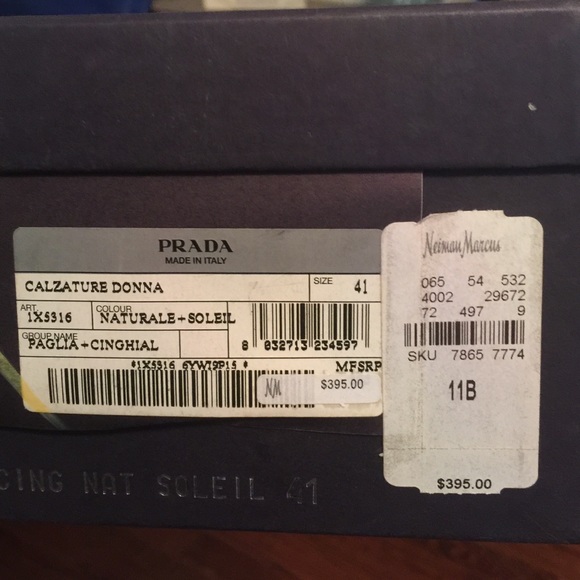 Prada Wedge Sandals-Authentic - Picture 4 of 4