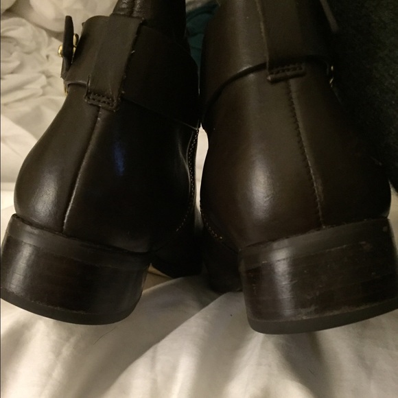 Michael Kors MK charm riding boots chocolate brown - Picture 4 of 4