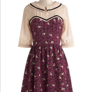 Sold - Room with a Mew Modcloth Dress Retro Cat