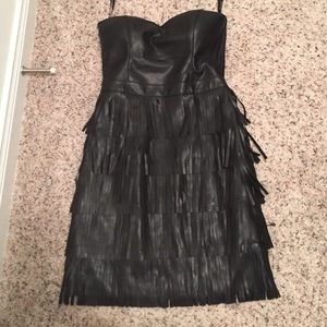 Guess faux leather dress