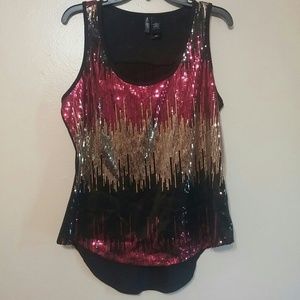 Hot sequin tank!