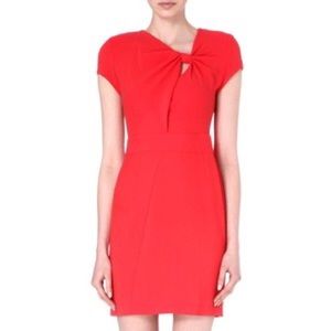 Maje 'FASHION' BOW KNOT CREPE DRESS