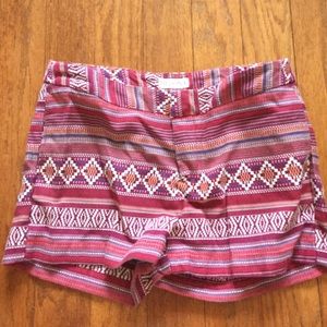 Aztec print shorts