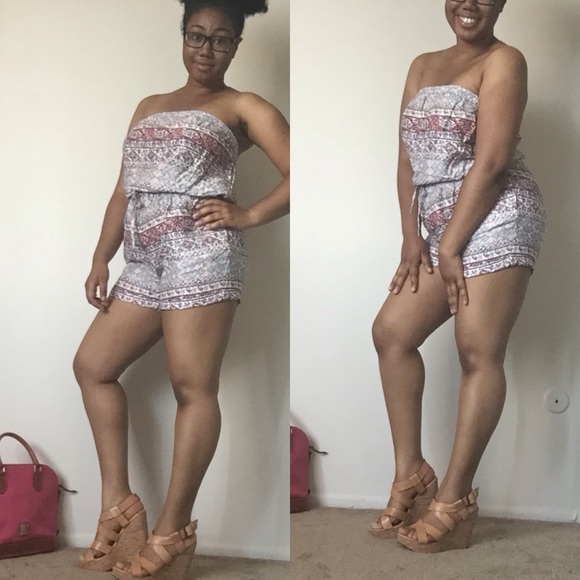 🔆ONLY ONE LEFT 🔆Printed Romper - Picture 4 of 4