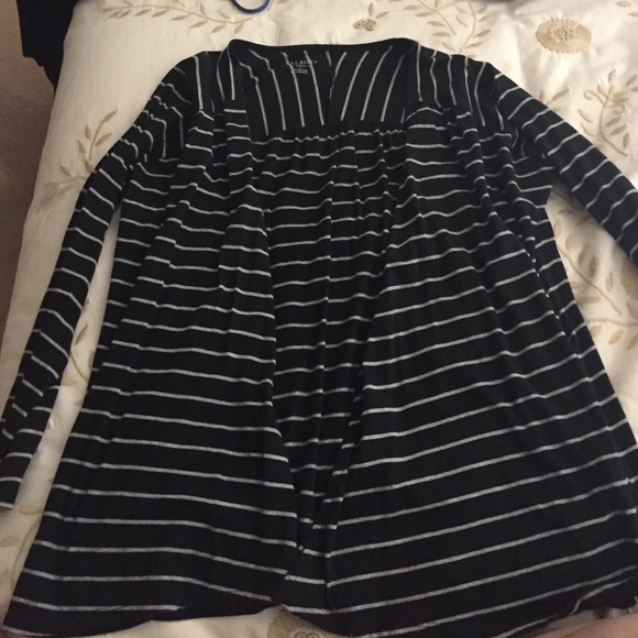 Sweaters - Talbots 1X strip cardigan