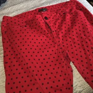 Polka dot pants