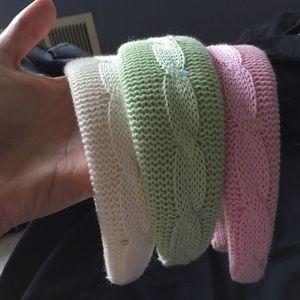 3 thick headbands