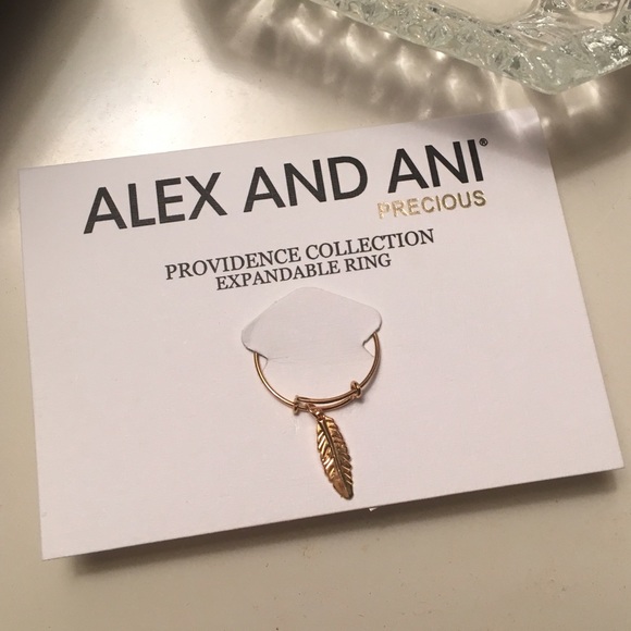 Alex and Ani feather ring
