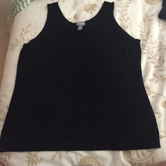Chico's Tops - Black chico's traveler's tank top size 3
