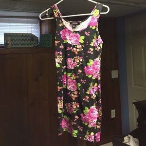 Floral body con dress