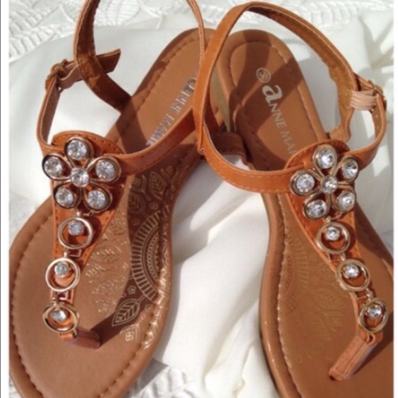 🆕Camel Ankle Strap Sandals - Picture 3 of 4