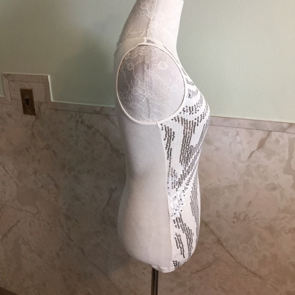 Express Sequin Animal Striped Tank S - Picture 3 of 4